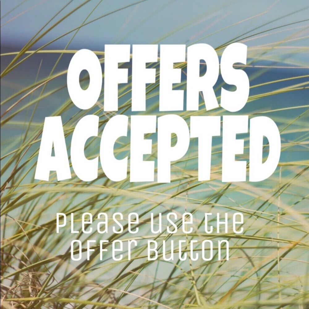 Reasonable offers accepted